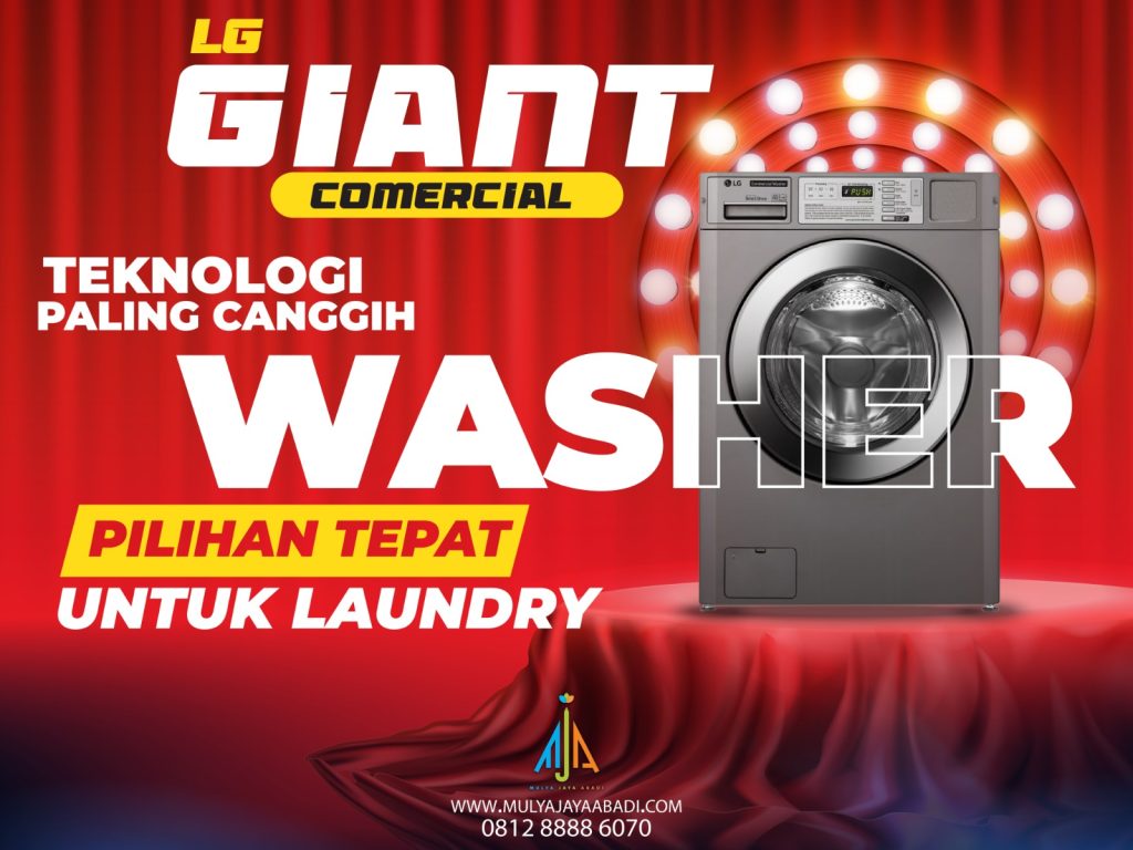mesin cuci laundry- lg giant commercial