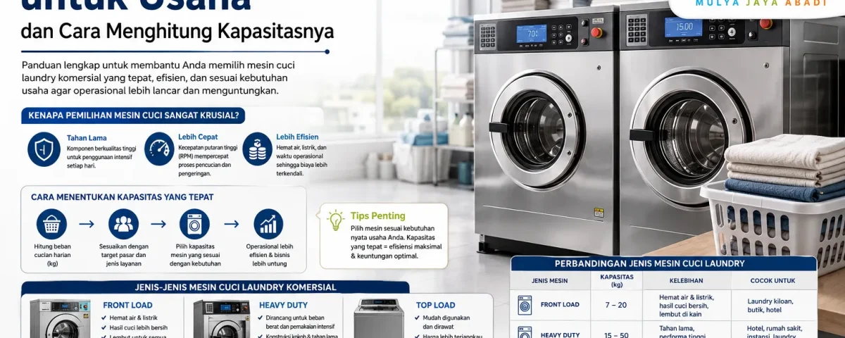 mesin lcuci laundry untuk usaha