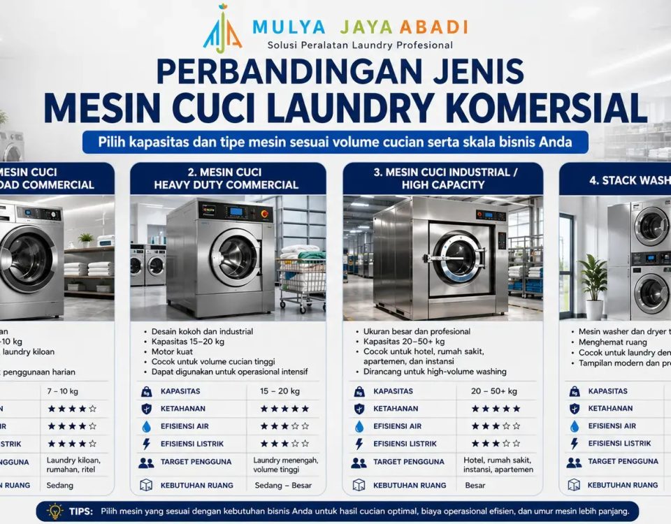 mesin laundry untuk hotel