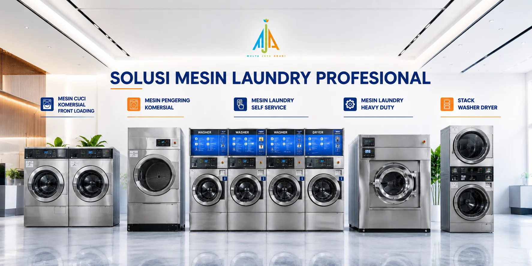 Distributor Mesin Laundry Mulya Jaya Abadi MJA