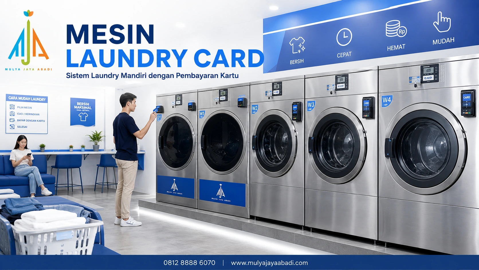 Mesin Laundry Card Mulya Jaya Abadi