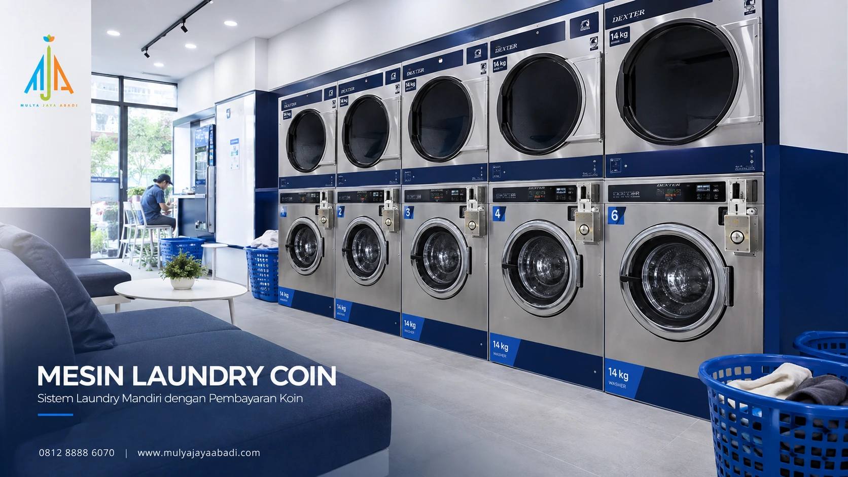 Mesin Laundry Coin Mulya Jaya Abadi