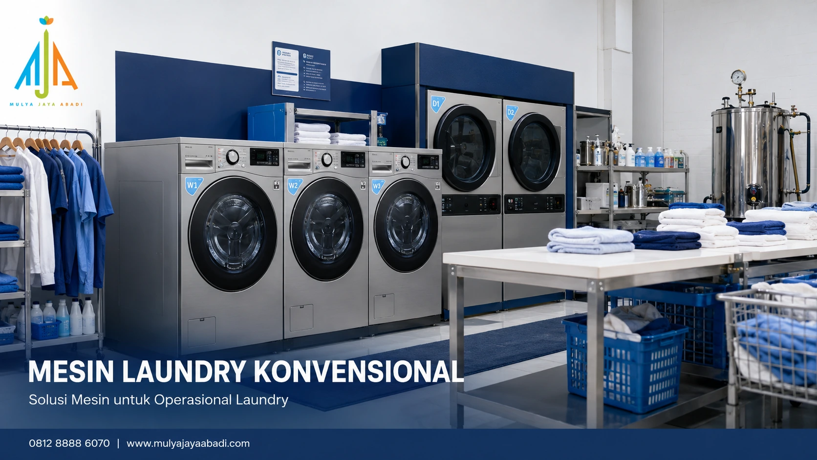 Mesin Laundry Konvensional Mulya Jaya Abadi
