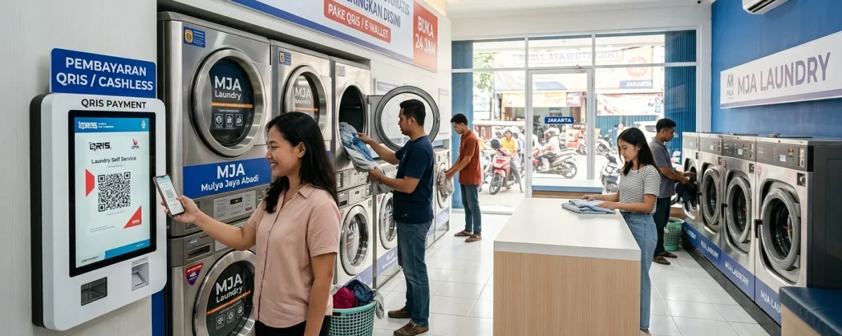 Mesin Laundry Self Service Otomatis Panduan & Solusi
