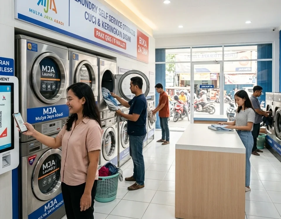 Mesin Laundry Self Service Otomatis Panduan & Solusi