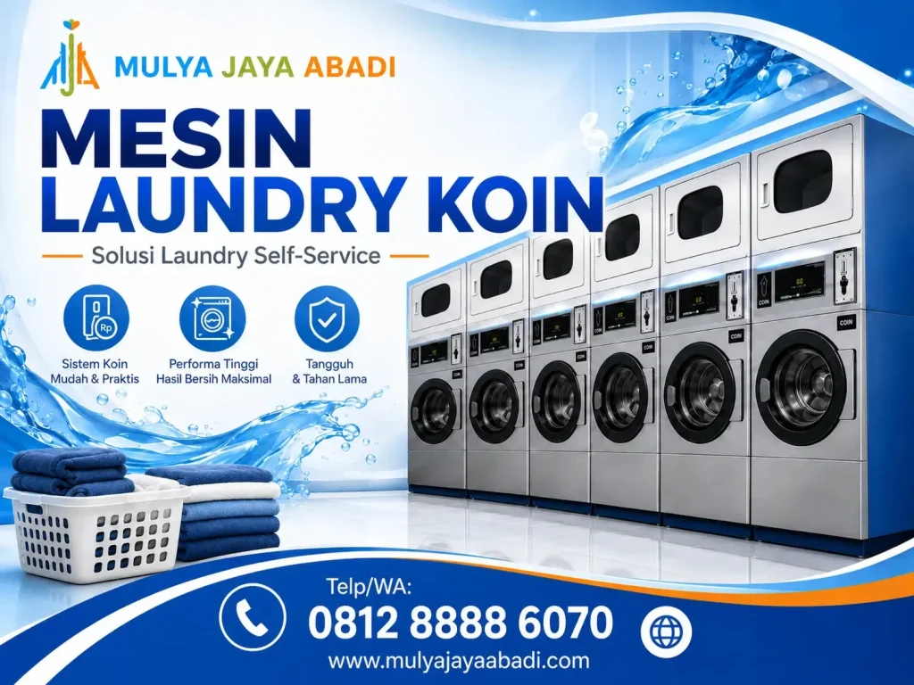 Mesin Laundry koin Mulya Jaya Abadi