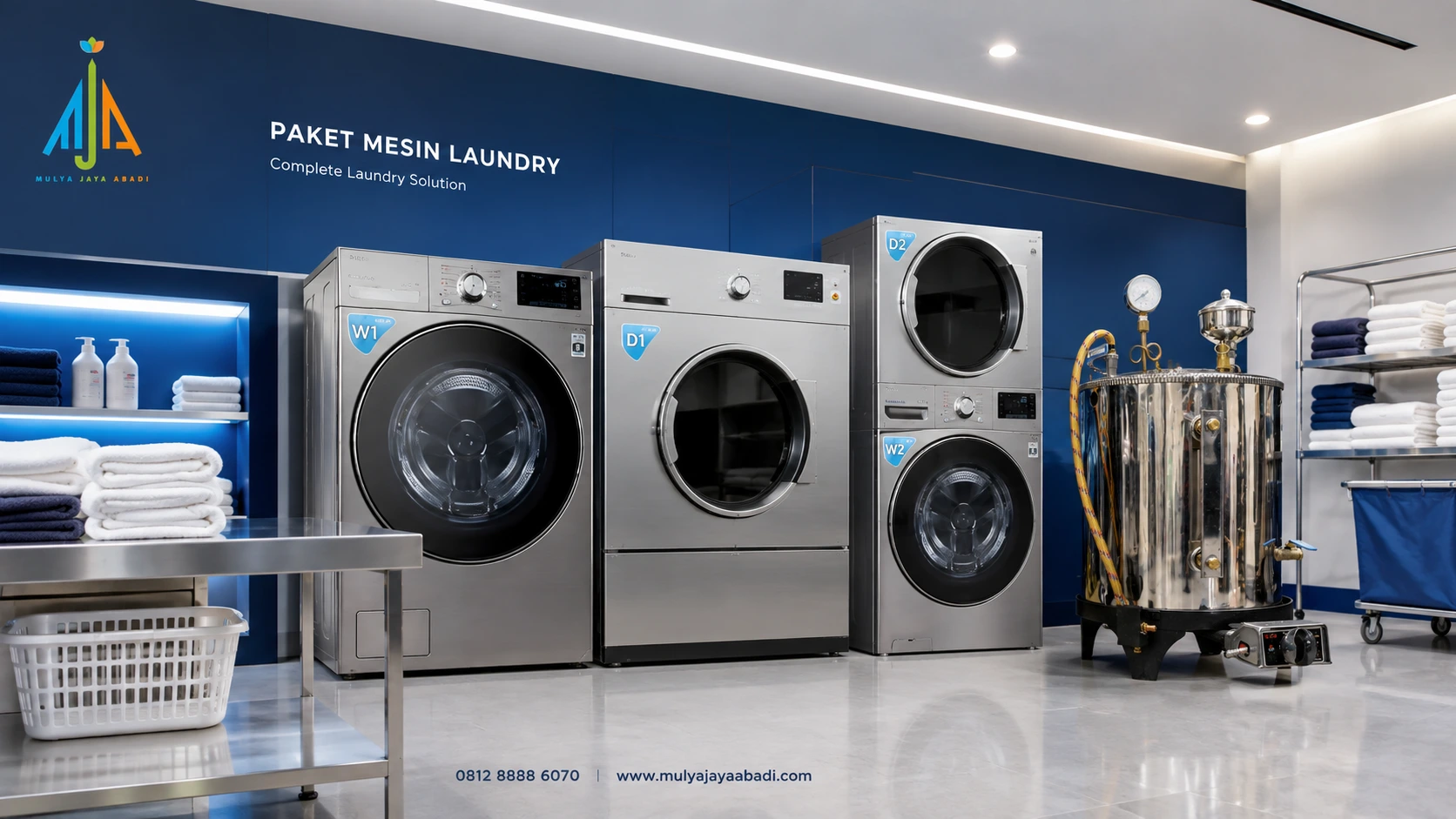 Paket Mesin Laundry Mulya Jaya Abadi
