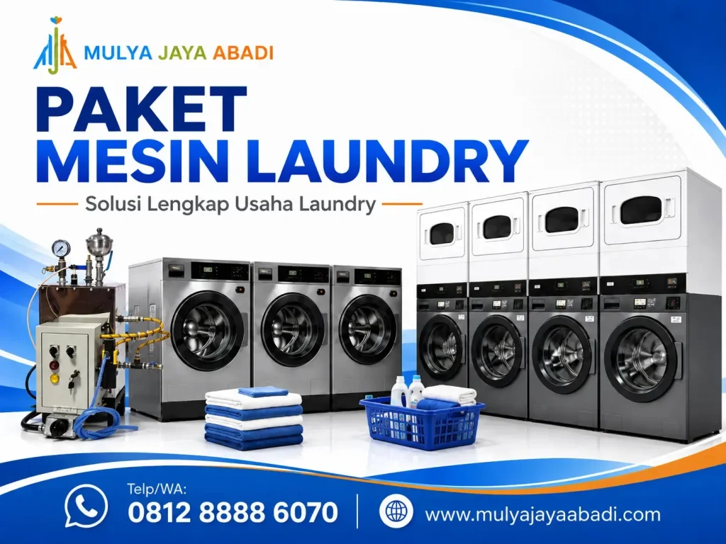 Paket Mesin Laundry Mulya Jaya Abadi