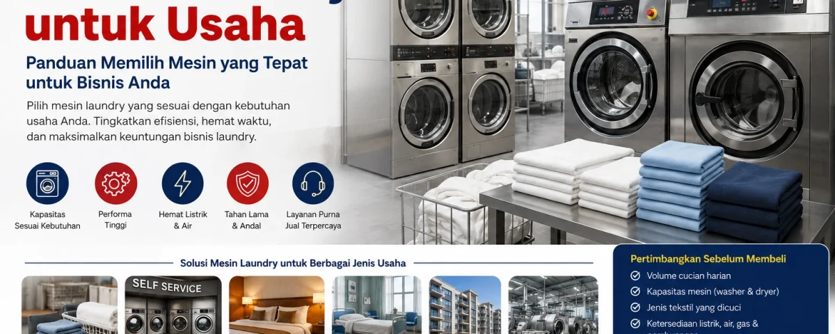mesin laundry untuk usaha