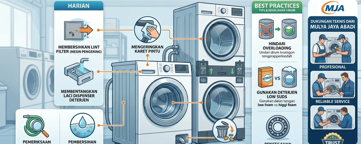 perawatan mesin laundry
