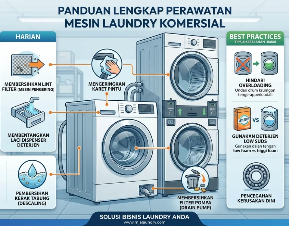 perawatan mesin laundry