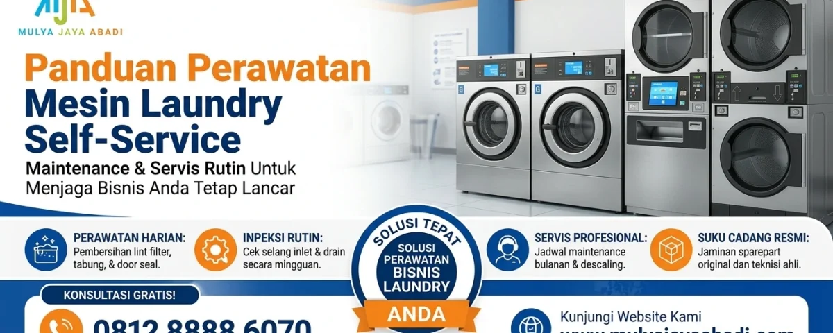 perawatan mesin laundry self service