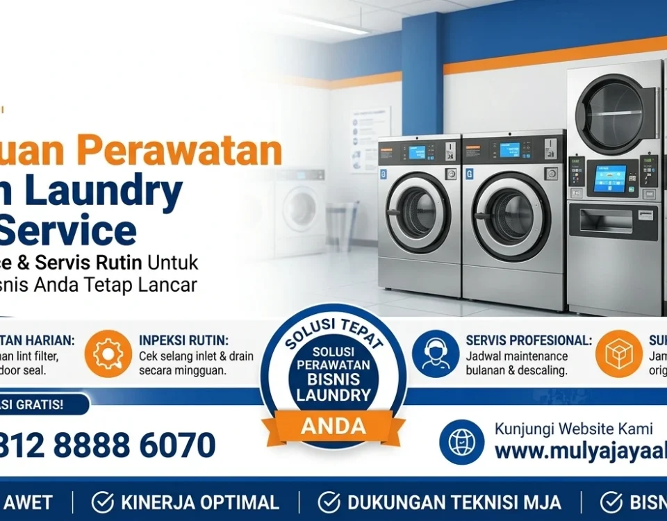 perawatan mesin laundry self service