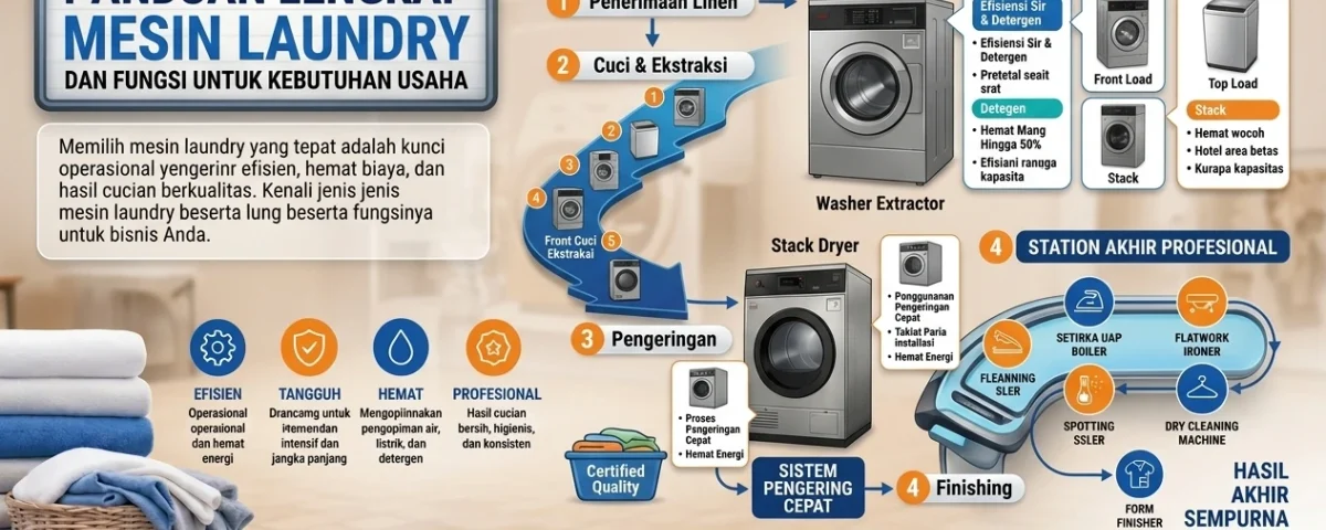 spesifikasi mesin laundry