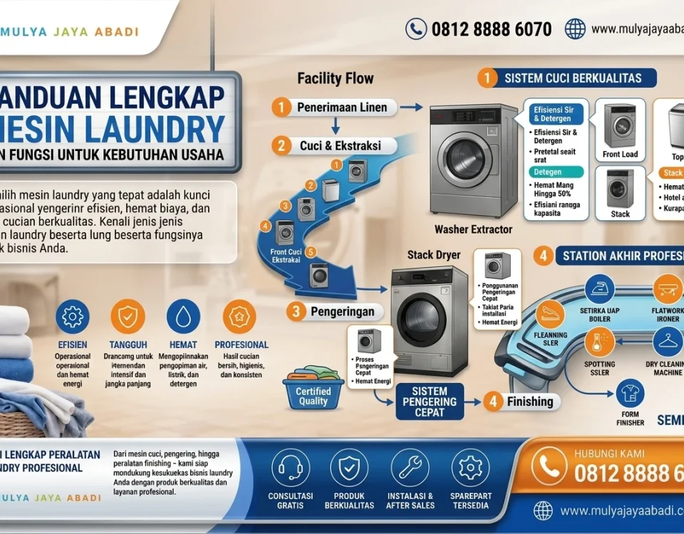 spesifikasi mesin laundry