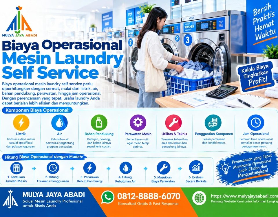 Biaya Operasional Mesin Laundry Self Service