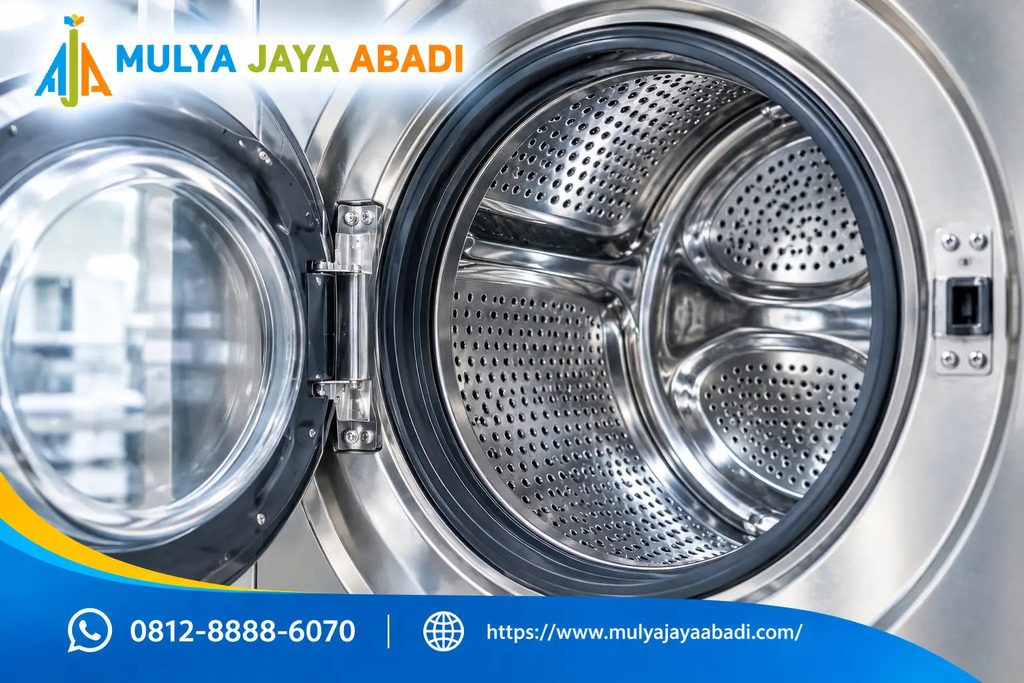 kapasitas produksi laundry, kg laundry per hari, throughput laundry harian