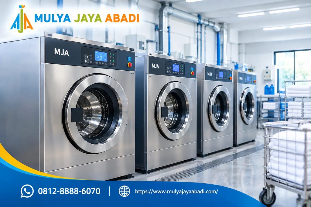 kapasitas produksi laundry, kg laundry per hari, throughput laun