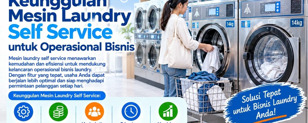 Keunggulan Mesin Laundry Self Service untuk Operasional Bisnis