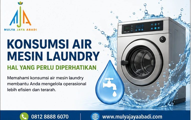 konsumsi air mesin laundry; mesin laundry profesional; sistem laundry, Apa yang perlu diketahui tentang konsumsi air mesin laundry?; sistem mesin laundry