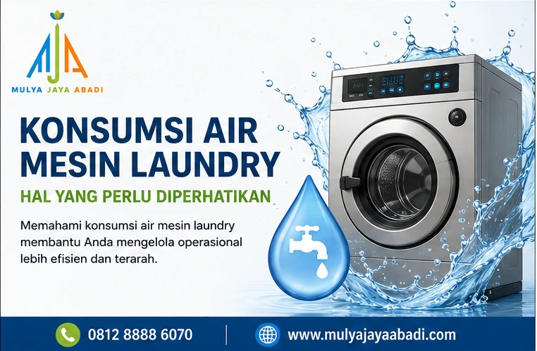 konsumsi air mesin laundry; mesin laundry profesional; sistem laundry, Apa yang perlu diketahui tentang konsumsi air mesin laundry?; sistem mesin laundry