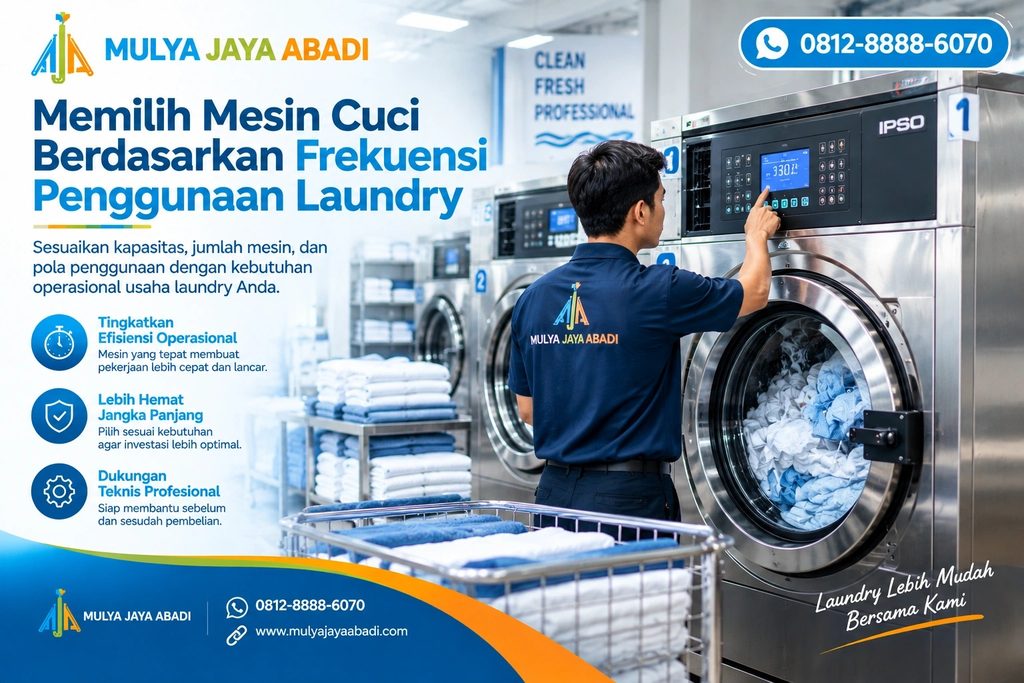 Memilih Mesin Cuci Berdasarkan Frekuensi Penggunaan Laundry