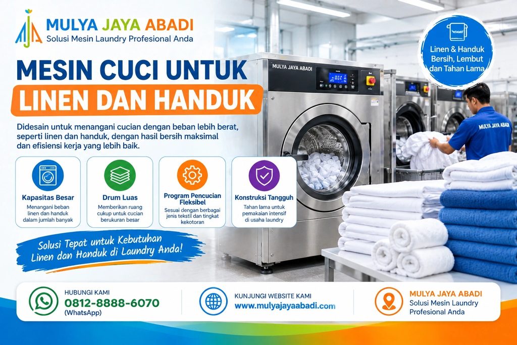 Mesin Cuci untuk Linen dan Handuk