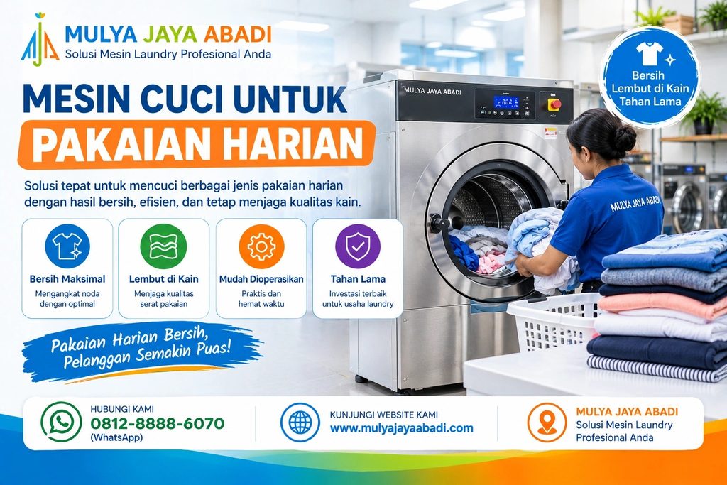 Mesin Cuci untuk Pakaian Harian