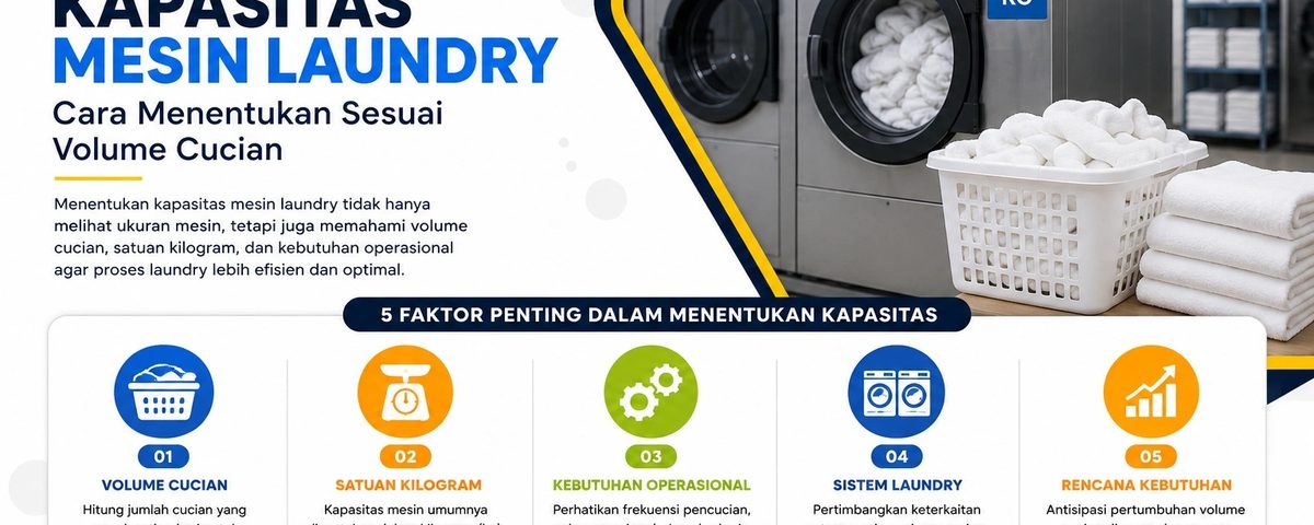 Kapasitas Mesin Laundry