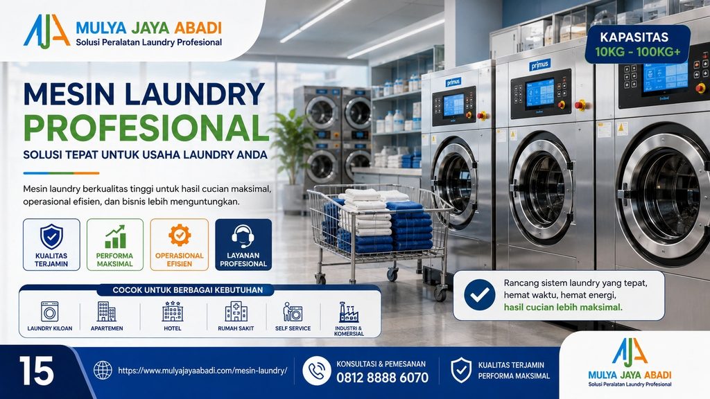 Mesin Laundry Profesional