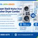 Perbedaan Stack Washer Dryer dan Washer Dryer Combo