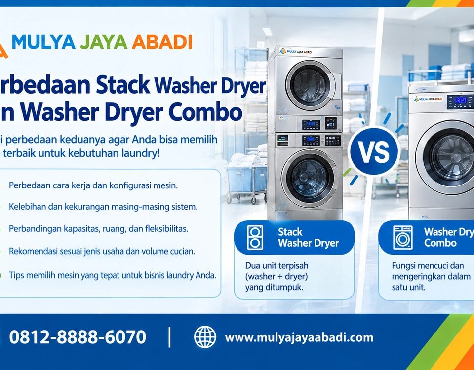 Perbedaan Stack Washer Dryer dan Washer Dryer Combo