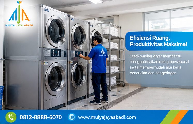 alasan menggunakan stack washer dryer, cara memilih stack washer dryer yang tepat