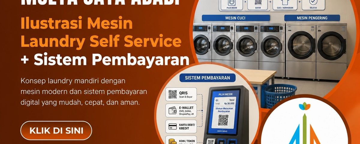 bagian mesin laundry; komponen pendukung