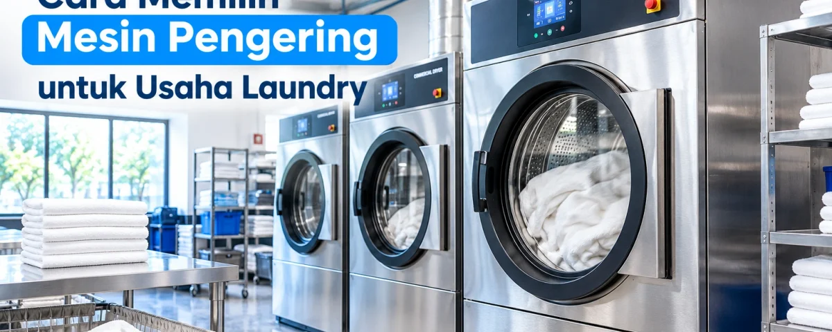 Cara memilih mesin pengering untuk usaha laundry