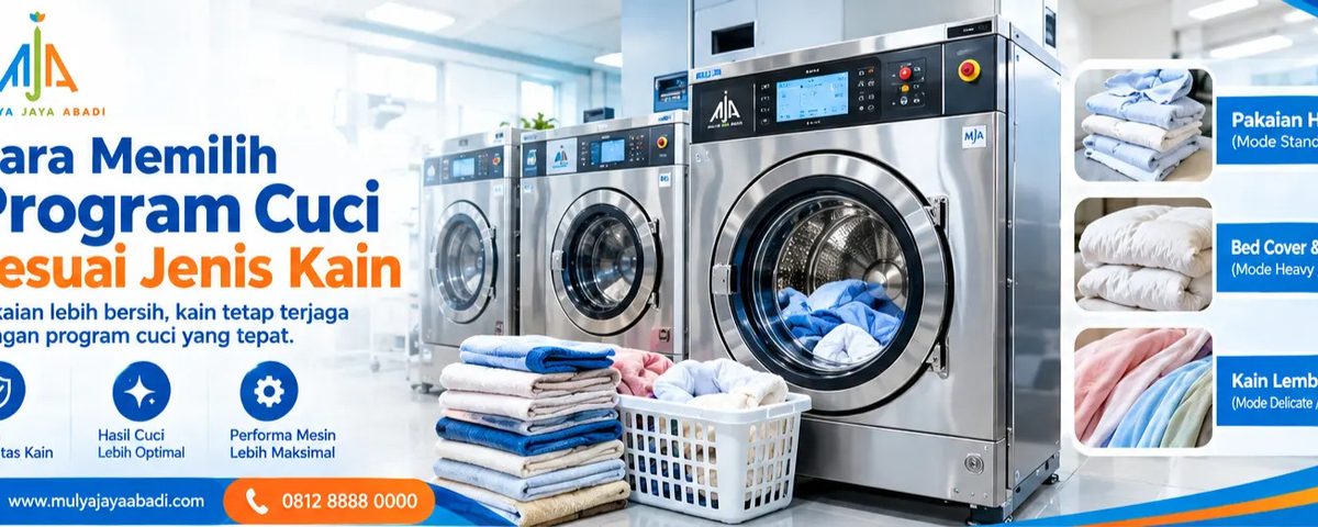 cara memilih program cuci