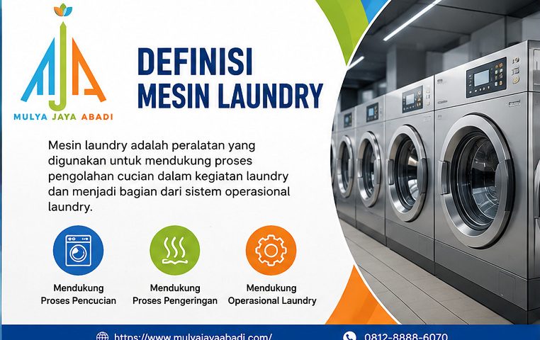 Apa fungsi utama mesin laundry?; sistem mesin laundry; peralatan laundry profesional