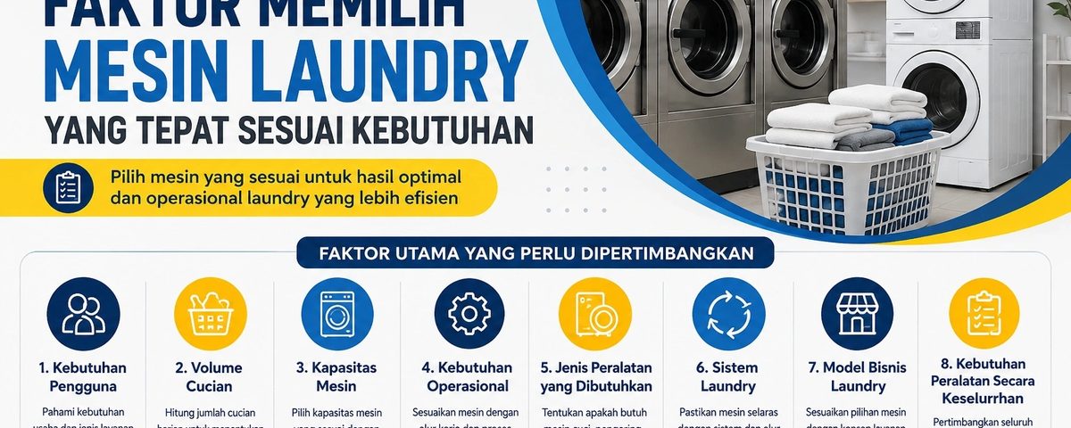 faktor memilih mesin laundry