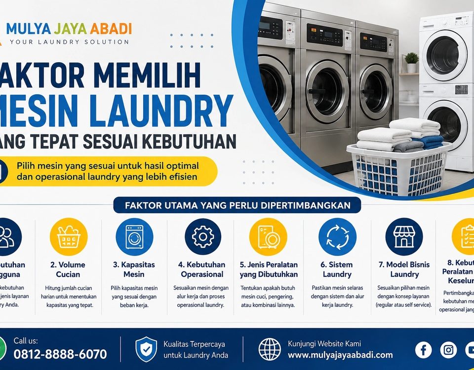 faktor memilih mesin laundry