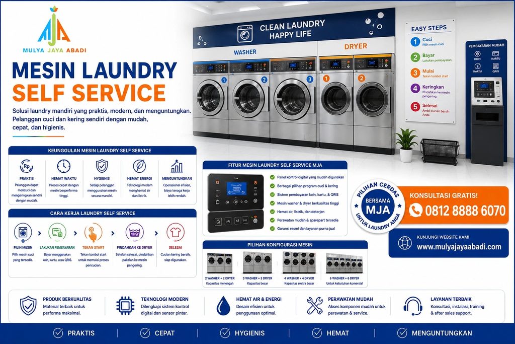 Mesin Laundry Self Service