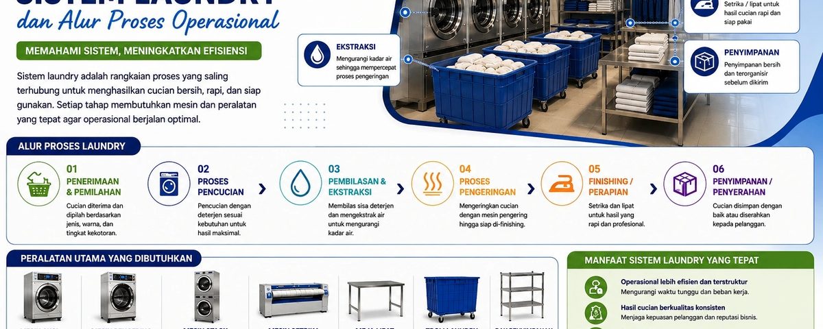 sistem laundry dan alur proses operasional