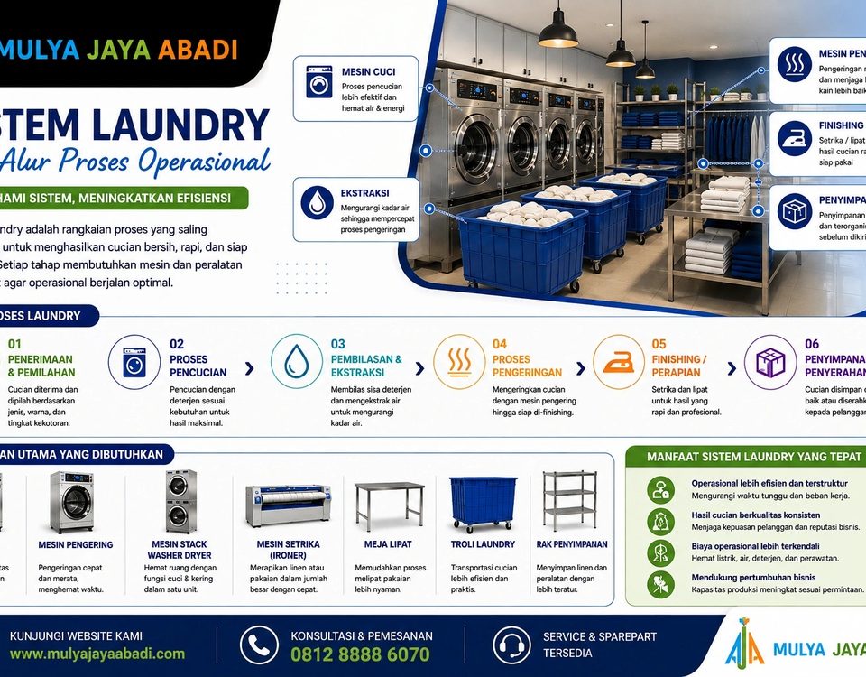 sistem laundry dan alur proses operasional