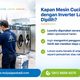 Mesin cuci dengan inverter untuk usaha laundry,inverter washer laundry, motor inverter mesin cuci