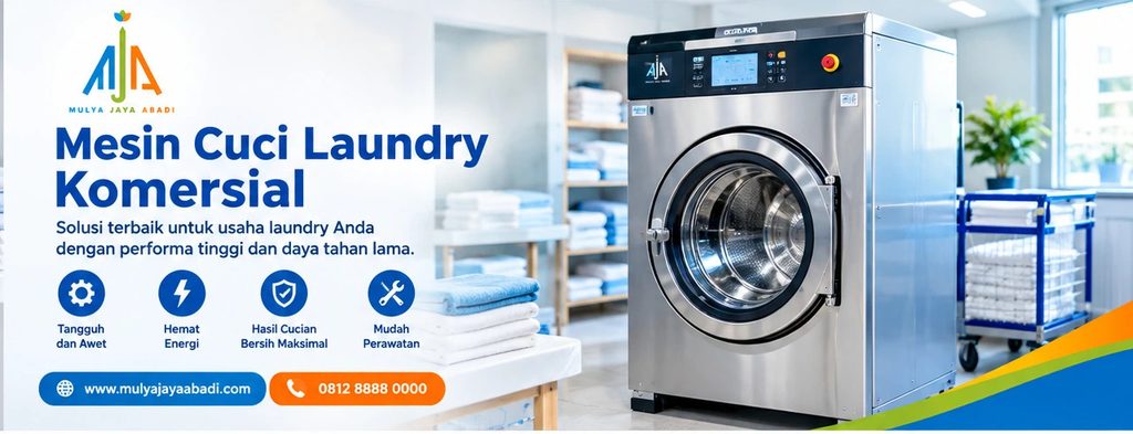 mesin cuci laundry komersial