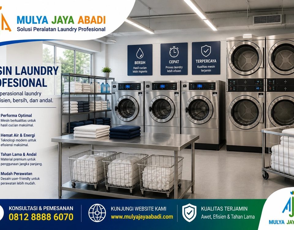 Mesin Laundry Profesional untuk Operasional Usaha