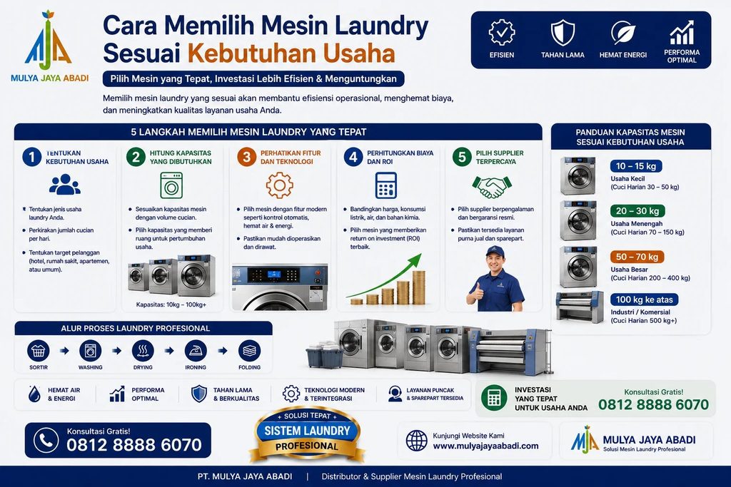 panduan mesin laundry; sistem laundry; peralatan laundry (1)
