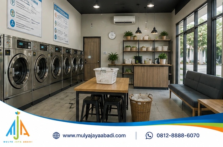 Apa yang dimaksud dengan mesin laundry?; sistem mesin laundry; peralatan laundry profesional
