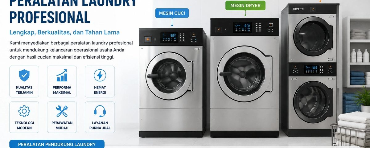peralatan laundry profesional