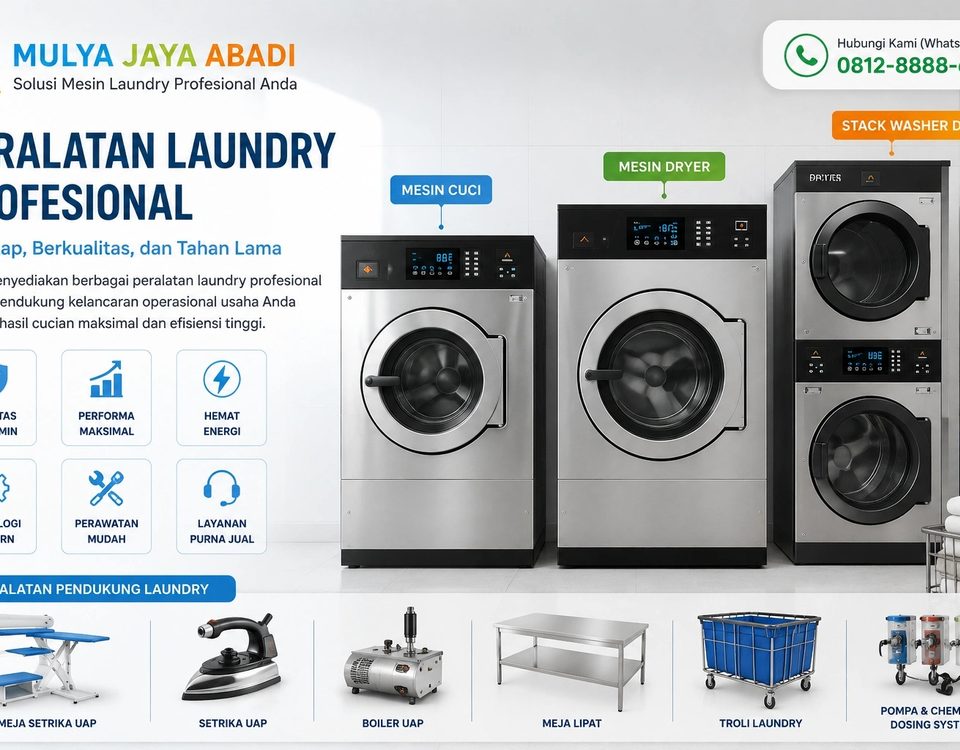 peralatan laundry profesional